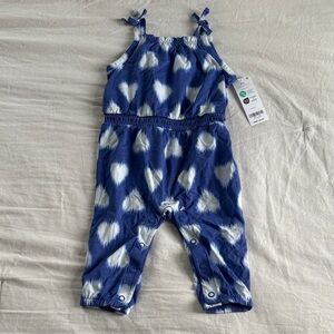 Carter's Navy Heart Print Romper